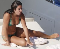 Lea Michele nipple slip